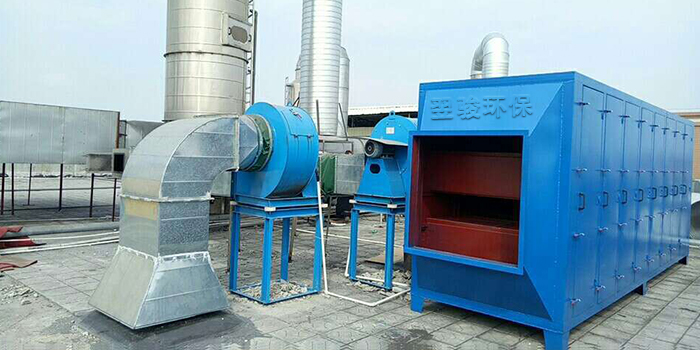 VOC有機廢氣吸附環保箱安裝