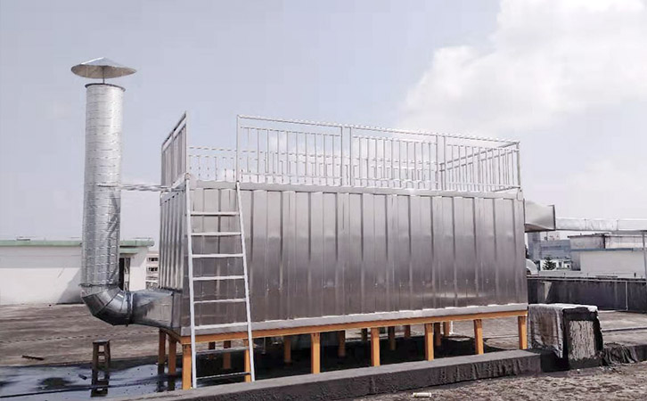 生物法除臭處理塔惡臭廢氣處理工程案例