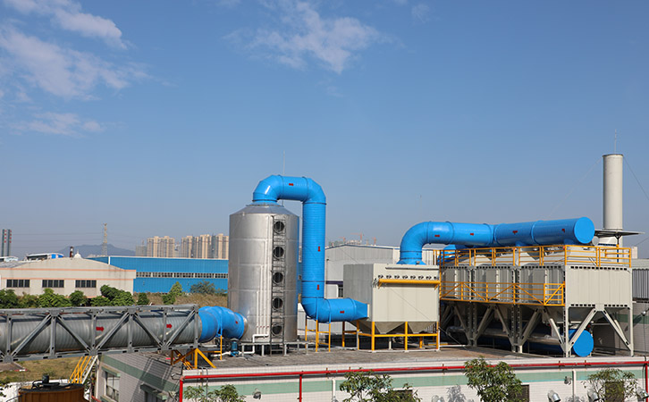 噴淋塔+布袋除塵器+RCO廢氣處理工藝