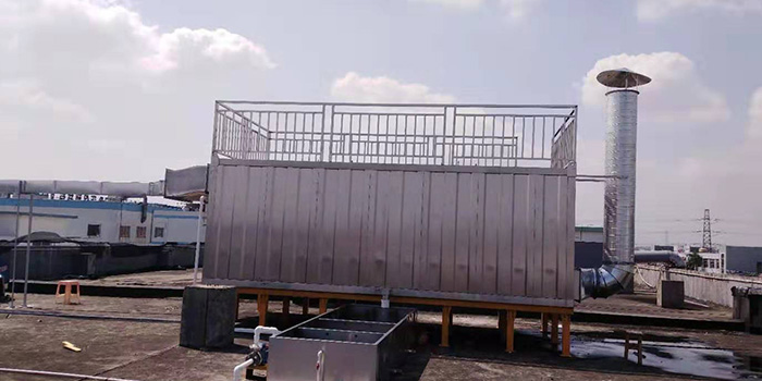 生物滴濾法處理廢氣設備定制生產安裝，惡臭廢氣處理效率高，運行成本低！